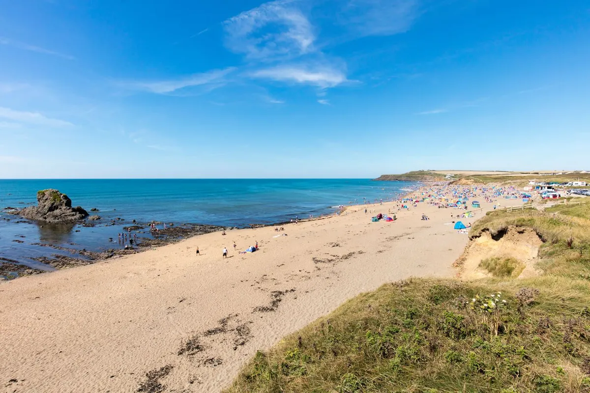 Widemouth Bay beach, Cornwall
