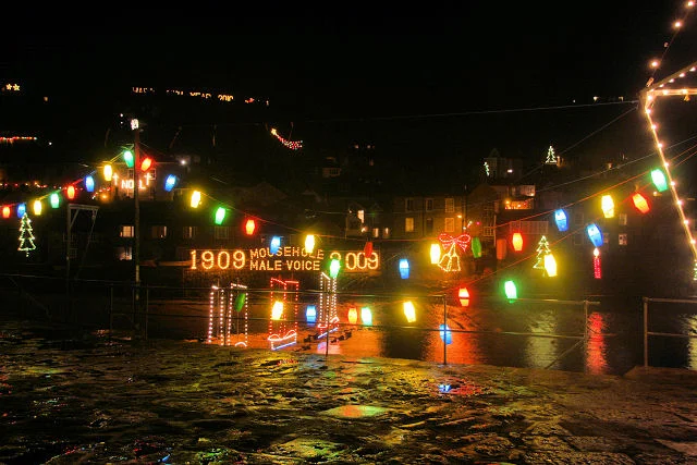 Mousehole Harbour Lights - Christmas Lights Display